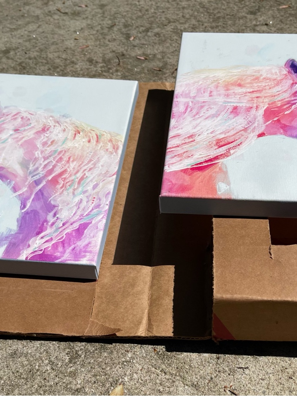 Mystic Unicorn Canvas Art by Victoria Borges set of 2 - Picture 3 of 3